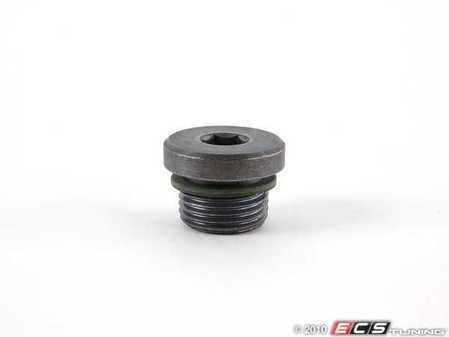 ES#268084 - 01V409057 - Plug With Seal - Priced Each - Install new hardware when performing service. M18x1.5 - Genuine Volkswagen Audi - Audi Volkswagen