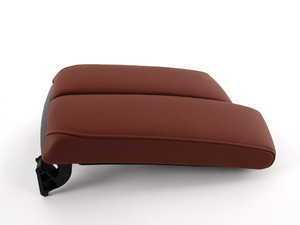 ES#2063670 - 51167155630 - E90 Split Center Armrest - Terra Dakota Leather - Featuring a sliding driver's side armrest - Genuine BMW - BMW