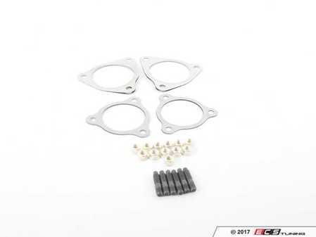 ES#2576312 - 8K0253115AKT4 - Catalytic Converter Install Kit - Contains all of the hardware you need to install a new catalytic converter on your A7 - Assembled By ECS - Audi