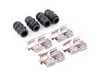 ES#3438568 - Z23-1456 - Z23 Evolution Sport Rear Brake Pad Set - Carbon fiber infused low-dust ceramic brake pads with hardware - Power Stop - Audi Volkswagen