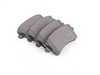 ES#3200371 - 8K0698451C - Rear Brake Pad Set - Restore your stopping power - Zimmermann - Audi