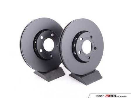 ES#2961624 - RK602 - Front Brake Rotors - Pair (288x25) - Restore the stopping power in your vehicle - EBC - Audi Volkswagen
