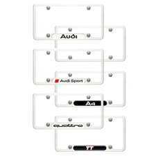 ES#12191 - ZAW355034 - TT License Plate Frame - Polished Finish (NO LONGER AVAILABLE) - NLA - Customize your TT with this frame direct from Audi - Audi Collection - 