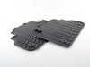 ES#3212548 - 80A061511041 - All-Weather Rubber Floor Mats - Rear - Extremely durable all weather mats to protect your carpet - Genuine Volkswagen Audi - Audi