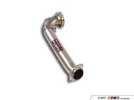 ES#3469491 - 776132KT - Supersprint Downpipe/High-Flow Cat Kit - Includes Supersprint stainless downpipe pre-cat pipe and Supersprint High-Flow Metallic catalytic converters - Supersprint - Audi