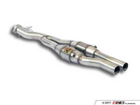 ES#3469488 - 776132 - Front Section With Metallic High-Flow Catalytic Converters  - To be installed as a kit with front pre-cat section Supersprint # 776911 - Supersprint - 