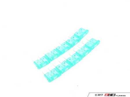 ES#7701 - AT030-10 - Standard Blade Style Fuse-30 Amp - Pack of 10 ATO style fuses - Flosser - Audi BMW Volkswagen Mercedes Benz MINI Porsche
