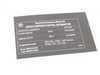 ES#1833276 - 71227599238 - E82 Exhaust Emissions Label - Details emissions information in the engine bay. - Genuine BMW - BMW