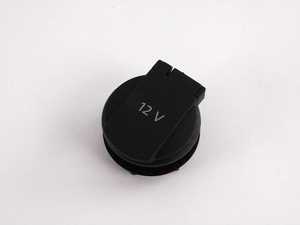 ES#318305 - 1K0919341G9B9 - 12V power outlet cover  - For the outlet located in the trunk - Genuine Volkswagen Audi - Audi