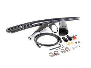 ES#3458274 - 015515TMS01-01KT - Turner S54 Baffled Oil Catch Can System - A 4 chamber, baffled oil catch can with valved drain system - complete with an application-specific mounting hardware and silicone hoses - Turner Motorsport - BMW