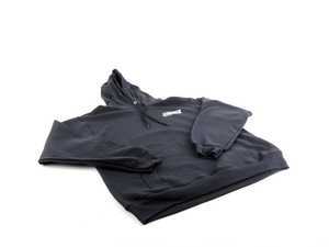 ES#4623416 - 6060290 - Black ECS Pullover Hoodie - Featuring white ECS Tuning logo on left chest and full back - ECS - Audi BMW Volkswagen Mercedes Benz MINI Porsche