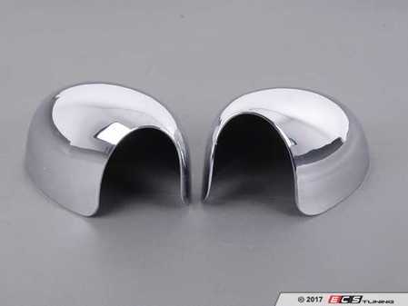 ES#2534848 - 971000 - Chrome Mirror Cover Caps - Pair - Attaches to the outside of the side mirror housings - URO - MINI