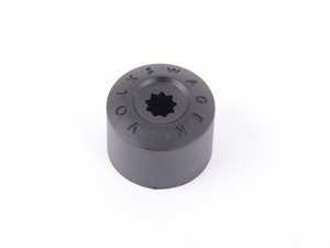 ES#343408 - 3C0601173A9B9 - Locking Wheel Bolt Cover - Black - Priced Each - Covers the locking lug bolt head for a cleaner look - Genuine Volkswagen Audi - Volkswagen