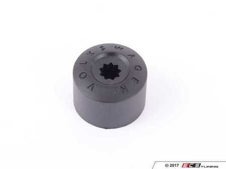 ES#343408 - 3C0601173A9B9 - Locking Wheel Bolt Cover - Black - Priced Each - Covers the locking lug bolt head for a cleaner look - Genuine Volkswagen Audi - Volkswagen
