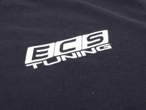 ES#3411399 - 6060372 - Black with White ECS Short Sleeve T-Shirt - Medium - Featuring white ECS Tuning logo on left chest and full back - ECS - 