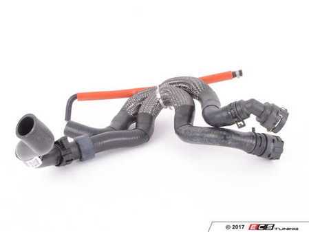 ES#3235504 - 1J0121156AT - Heater Hose - 4-way heater hose with quick coupling piece & attachment for bracket, connects to heater core - Gates - Audi Volkswagen