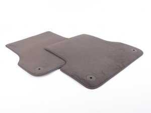 ES#3086340 - 4G0864450BQC7 - Rear Carpeted Floor Mats - Moor Brown - Protect your interior carpet - Genuine Volkswagen Audi - Audi