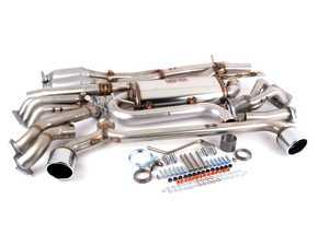 ES#3426554 - 887820 - MK4 R32 2.5" Complete Exhaust System - Track Performance Pack  - Stainless steel non-resonated complete exhaust system with round, 4" polished tips - Supersprint - Volkswagen