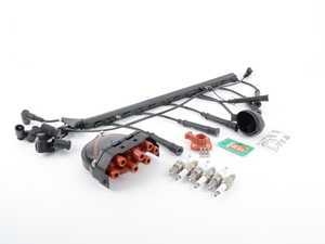 ES#3437871 - 12121722253kt2 - Ignition Service Kit - Includes new spark plugs, spark plug wires and boots, and cap and rotor - Assembled By ECS - BMW