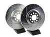 ES#3155216 - EBR646XPR - Front Cross-Drilled and Slotted Evolution Rotors - Pair (312x25) - Zinc coated performance rotors - Power Stop - Audi Volkswagen