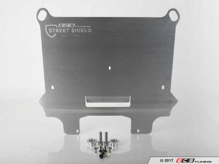 ES#3411961 - 017881ecs01KT - ECS Tuning Transmission Street Shield Skid Plate Kit - Audi B8 - Protect your vehicle's transmission pan with a 4mm thick aluminum skid plate - ECS - Audi