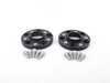 ES#2731263 - 40757252SW - DRA Series Wheel Spacers - 20mm (Pair) - Black Finish - Bolts to the hub with supplied bolts, uses existing bolts to attach wheel to spacer - H&R - BMW