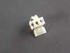 ES#310597 - 1J0919321 - Connector Housing  - Used for cigarette lighter/power outlet. 3-Pin - Genuine Volkswagen Audi - Volkswagen