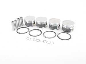 ES#2793900 - WIS18TK563M82 - Wiseco Performance Piston Set - Includes rings, wire locks, and wrist pins - 82mm bore, 9:8 CR, 86.4mm stroke (stock) - Wiseco - Audi Volkswagen
