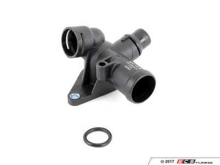 ES#3448802 - 06B121132E - Cylinder Head Cooling Flange - Located at the rear of cylinder head, includes o-rings - Meyle - Audi