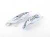 ES#2145228 - 51132208400 - Side Carrier Turn Signal Trim Chrome - Set - Mounts to the quarter panel location - Genuine MINI - MINI
