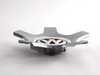 ES#251518 - 3C0601149R8Z8 - Center Cap - Fits the OEM MK5 R32 wheel - Genuine Volkswagen Audi - Volkswagen