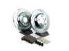 ES#3157083 - K4745 - Power Stop Z23 Evolution Sport Rear Brake Kit (300mm) - A performance rear axle upgrade package featuring precision cross-drilled & slotted rotors and low-dust carbon-fiber ceramic pads. - Power Stop - Audi