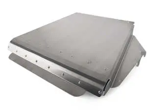 Turner Motorsport Aluminum Skid Plate - Mill Finish