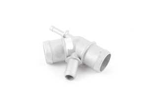 ES#3470646 - 462-121-087C - Cast Aluminum 4-way Outlet Coolant Distribution Pipe - Replacement 4-way outlet at upper radiator hose in aluminum - iABED Industries - Audi Volkswagen