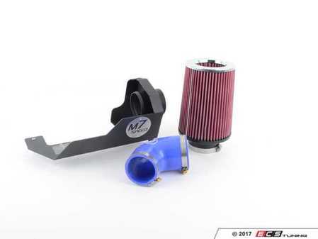 ES#3098292 - 56-312122 - M7 Speed MAXX-FLO Air Intake System - Low restriction cloth air filter which adds more air flow : black powdercoat : Blue elbow : cloth filte - M7 Speed - MINI