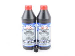 ES#2996367 - G052527A2KT12 - Manual Transmission Fluid Service Kit - Featuring 2 liters of Fully synthetic Liqui Moly GL5 gear oil and a magnetic drain and fill plug to service your transmission. M24x1.5 - Assembled By ECS - Volkswagen