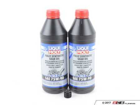 ES#2996367 - G052527A2KT12 - Manual Transmission Fluid Service Kit - Featuring 2 liters of Fully synthetic Liqui Moly GL5 gear oil and a magnetic drain and fill plug to service your transmission. M24x1.5 - Assembled By ECS - Volkswagen