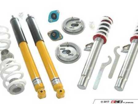 ES#4069947 - TCKE46SingleKit - TC Kline Racing Single Adjustable Street/Track Coilover Kit - Lifetime warranty on street-driven cars! Featuring proprietary single-adjustable Koni dampers, front camber plates, and 400#F/500#R springs - TC Kline Racing - BMW