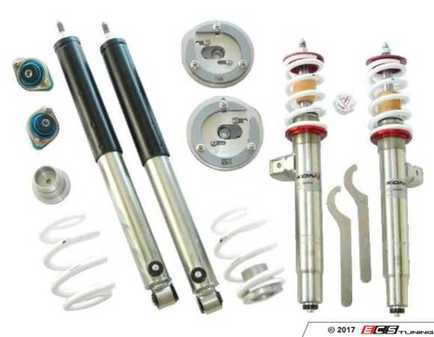 ES#4069949 - TCKE46DblKit - TC Kline Racing Double Adjustable Street/Track Coilover Kit - Lifetime warranty on street-driven cars! Featuring proprietary double-adjustable Koni dampers, front camber plates, and 400#F/500#R springs - TC Kline Racing - BMW