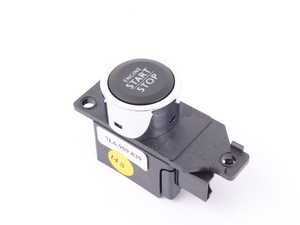 ES#420730 - 7L6959839 - Engine Start/Stop Button - Black With Text - Found in center console - Genuine Volkswagen Audi - Volkswagen