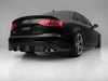 ES#3200799 - 021532ECS01A - Carbon Fiber Rear Diffuser - Audi B8 A4/S4 Pre-facelift - Hand-laid carbon fiber to upgrade your exterior styling - ECS - Audi