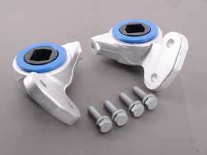 ES#3449265 - 020351TMS01-03 - E46 M3 Turner Motorsport Polyurethane Front Control Arm Bushings - 80A - Pre-Installed In Brackets - A softer option versus 95a poly, Turner's 80a provides more engaging handling for the enthusiast seeking a spirited driving experience. - Turner Motorsport - BMW