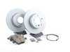 ES#3468732 - 34116854998KT12 - Front Brake Service Kit - Featuring Zimmermann rotors rotors and ECS DD23 ceramic pads. - Assembled By ECS - BMW
