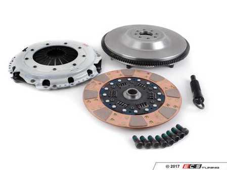 ES#2911876 - 17400hdcldKT -  Stage 4 Clutch Kit - With Steel Flywheel (18lbs) - Ultimate street clutch, ceramic, full disc holds up to 500 FT LBS TQ - Clutch Masters - Volkswagen