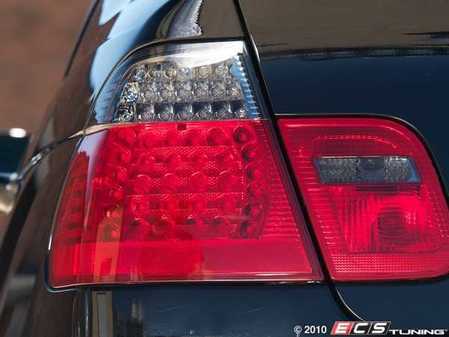 ES#1831937 - E464TREDLEDsmk - LED Tail Set - M3 Style Smoke/Red - E46 Sedan - A must have bolt-on that will transform your BMW - EagleEyes - BMW