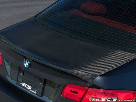 ES#2515591 - CSLE92TRKKT - CSL Style Carbon Fiber Trunk Lid - E92 Coupe - Get the legendary CSL look plus the benefits of lightweight carbon fiber - ECS - BMW