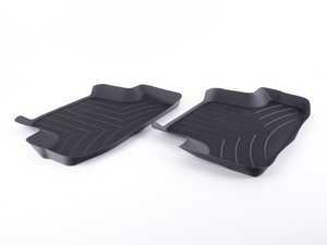 ES#2837617 - 442123 - Rear FloorLiner DigitalFit - Black - Laser measured for perfect fitment and ultimate protection against moisture and debris - WeatherTech - Audi