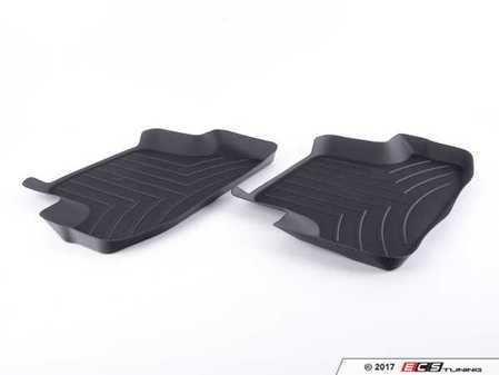 ES#2837617 - 442123 - Rear FloorLiner DigitalFit - Black - Laser measured for perfect fitment and ultimate protection against moisture and debris - WeatherTech - Audi