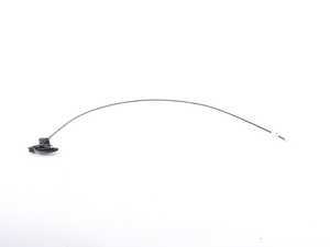 ES#91499 - 51231817620 - E12 Hood Release Cable Assembly - Replace a stretched cable before you're replacing a broken cable. - Genuine BMW - BMW