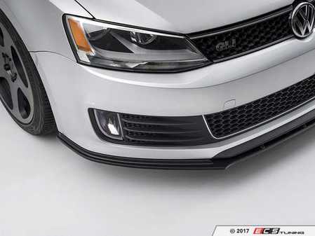 ES#3438651 - 014280ECS05A-01 - GLI Front Lip Spoiler - Matte Black  - Add an aggressive, lower appearance to your front bumper - ECS - 